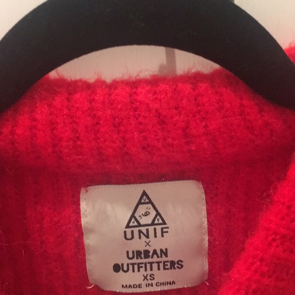 Red UNIF + Urban Outfitters sweater - Picture 5 of 5